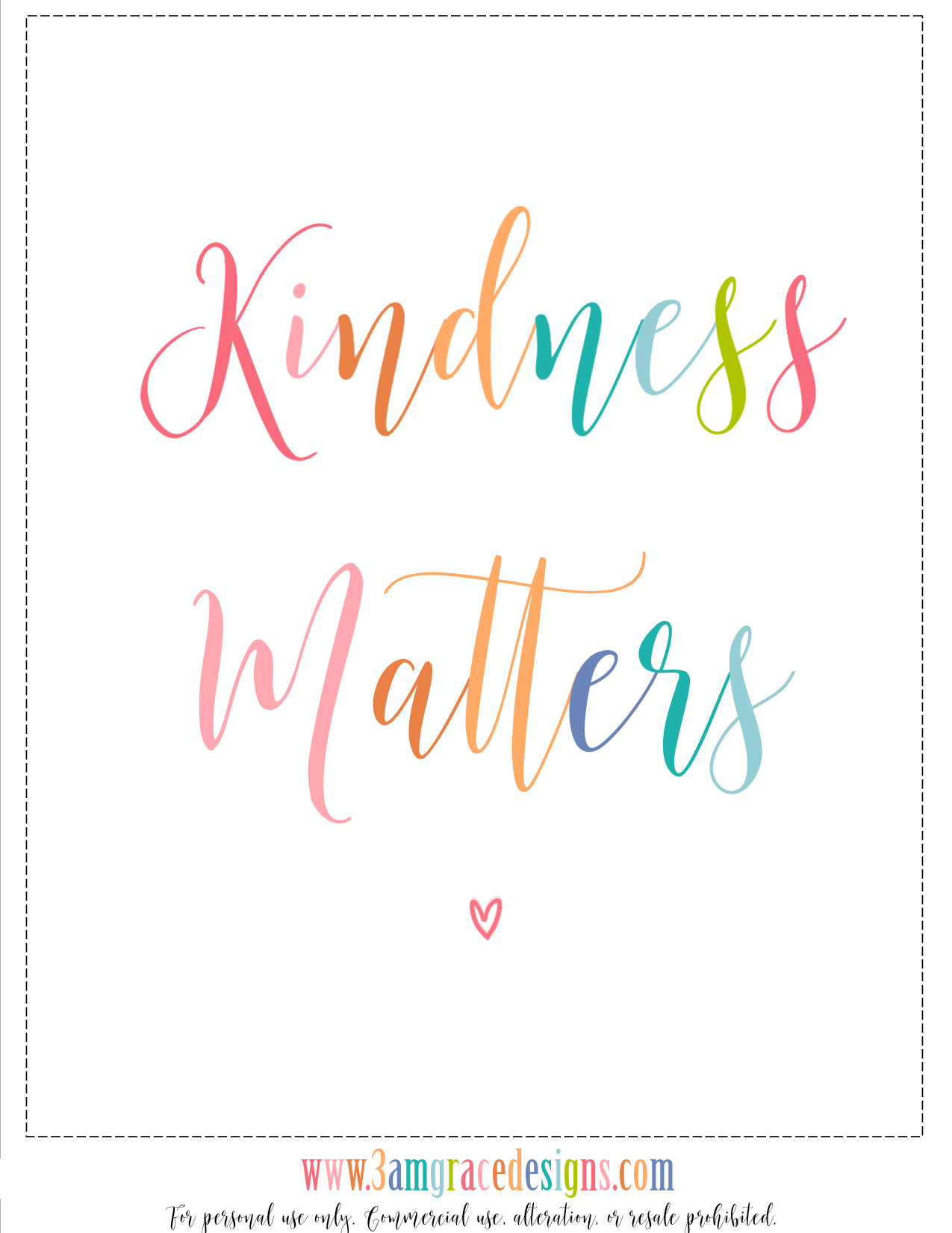 Kindness Giveaway & Free Printable