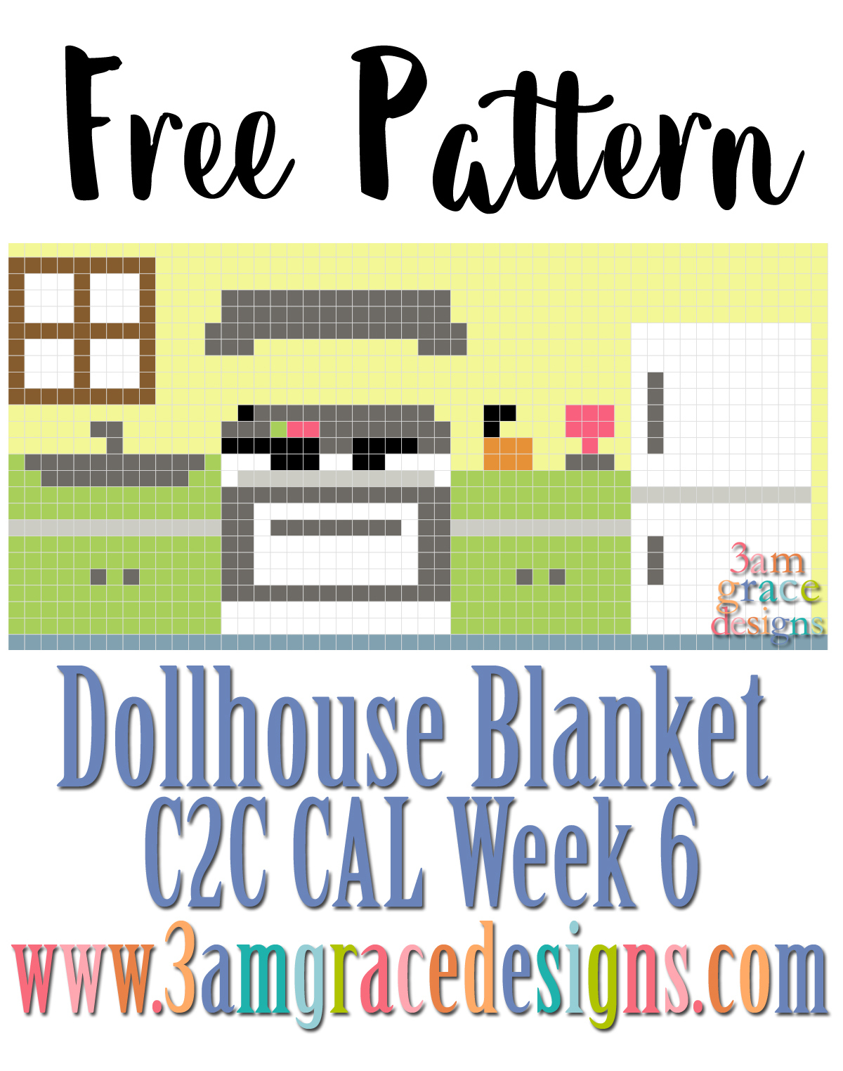 dollhouse blanket c2c cal week 6 3amgracedesigns dollhouse blanket c2c cal week 6 3amgracedesigns