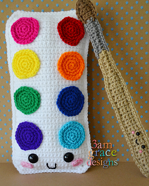 Watercolor Set Crochet Pattern Kawaii Cuddler®