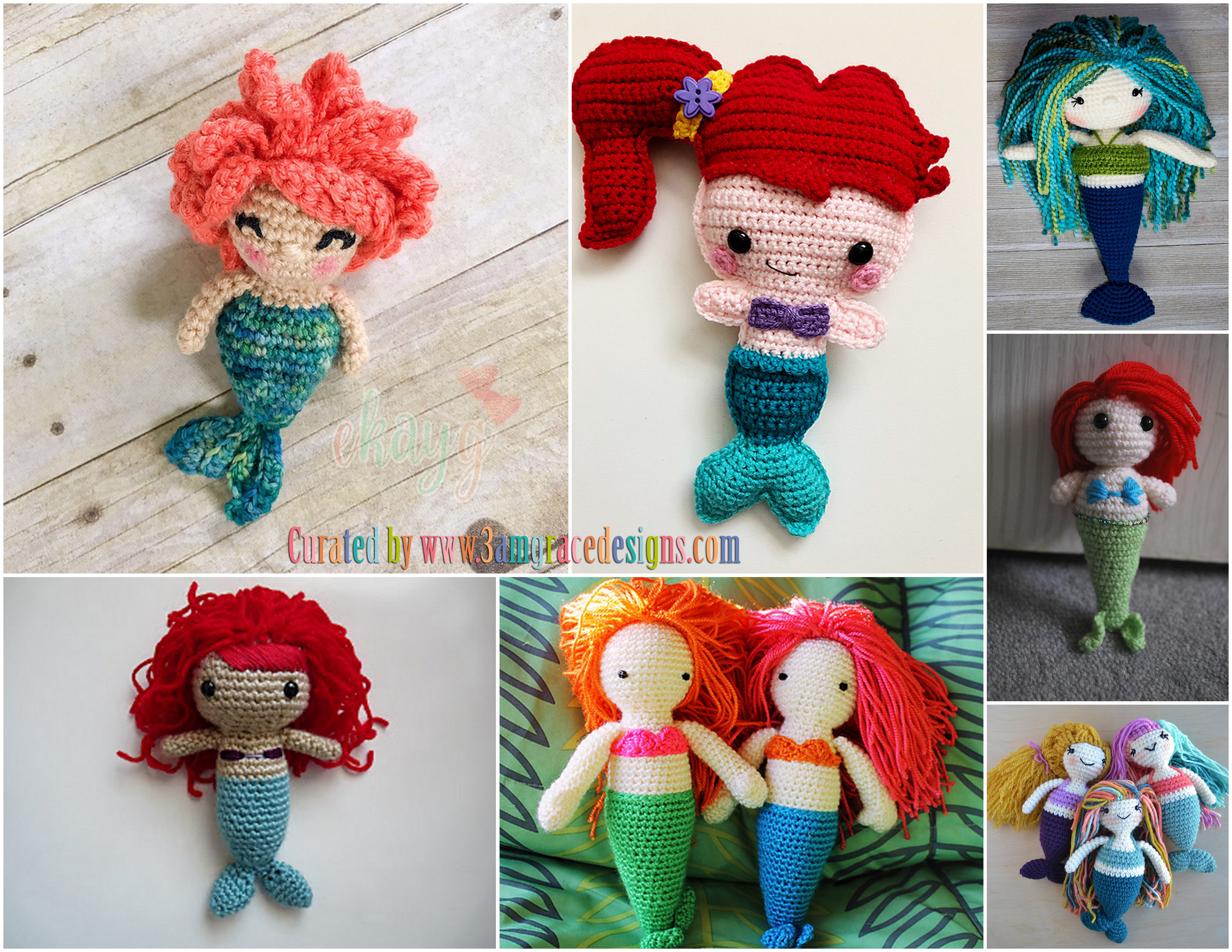 amigurumi mermaid pattern