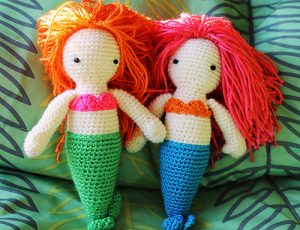 knitted mermaid doll pattern free