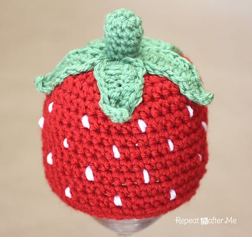 Crochet Roundup – Crochet Strawberry Patterns - 3amgracedesigns