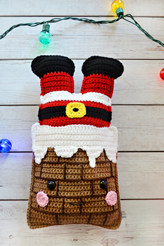 Chimney Santa Kawaii Cuddler® – Crochet Pattern