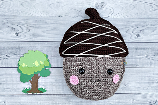 Acorn Crochet Pattern Kawaii Cuddler®