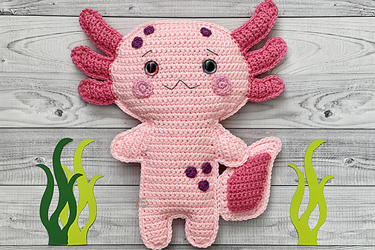 Axolotl Crochet Pattern Kawaii Cuddler®