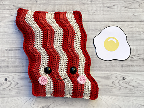 Bacon Crochet Pattern Kawaii Cuddler®