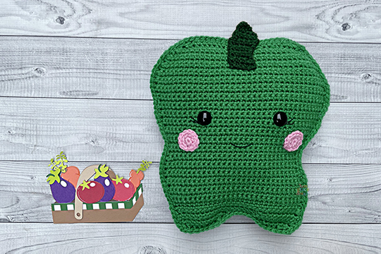 Bell Pepper Crochet Pattern Kawaii Cuddler®