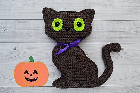 Black Cat Crochet Pattern Kawaii Cuddler®