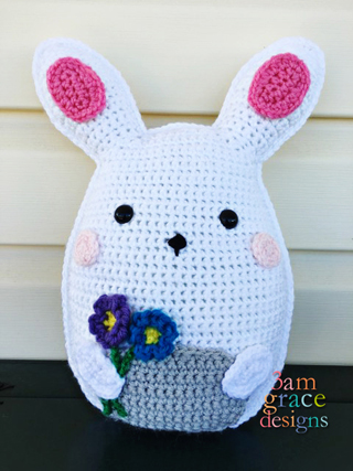 Easter bunny crochet pattern, Kawaii crochet bunny pattern, - Inspire Uplift