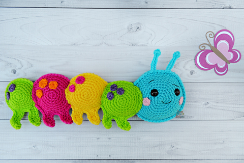 Caterpillar Crochet Pattern Kawaii Cuddler®