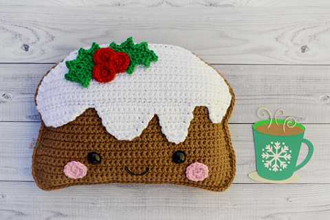 Christmas Pudding Crochet Pattern Kawaii Cuddler®