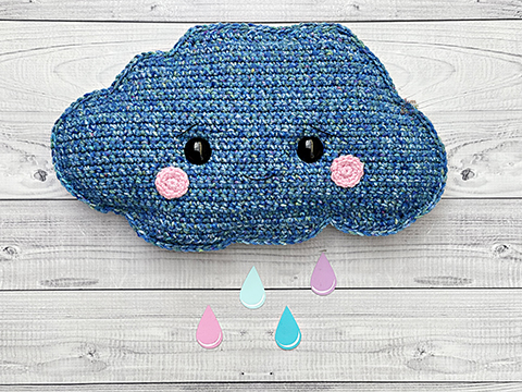 Crochet Cloud Pillow, How To Crochet A Cloud