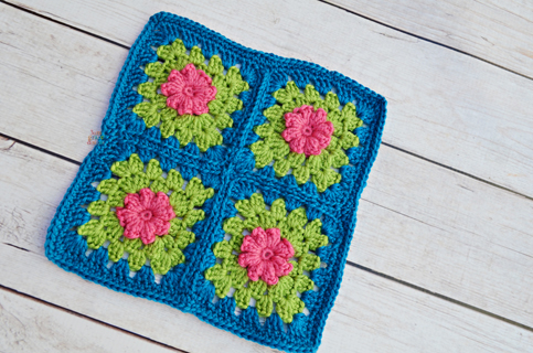 Spring Granny Square Crochet Pattern – In Bloom CAL