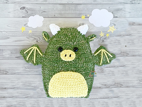 Dragon Squish Crochet Pattern Kawaii Cuddler®