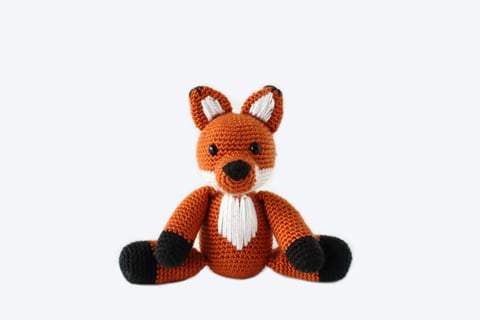 Designer Spotlight – The Blue Elephants – Finn The Fox Free Amigurumi Crochet Pattern