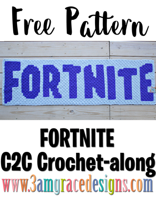 we re excited for week 1 of our fortnite free c2c cal crochet pattern we ve worked hard to design a project you will love this panel is one piece to our - fortnite banner border color