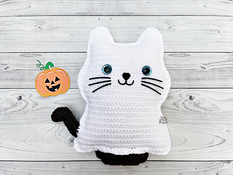 Ghost Kitty Crochet Pattern Kawaii Cuddler®