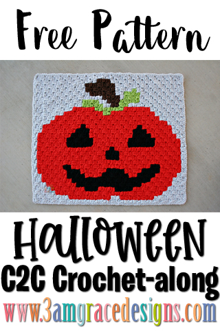 Halloween C2C Mini Lapghan Crochet-along - Week 5 - Free Crochet ...