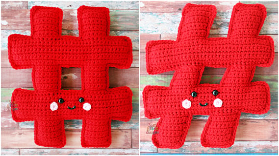 Hashtag Crochet Pattern Kawaii Cuddler®