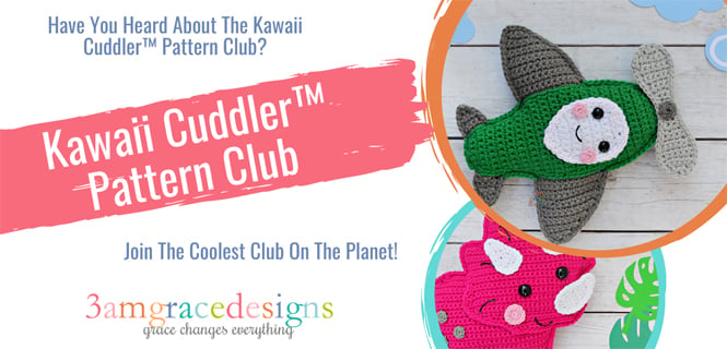 Potato Kawaii Cuddler® - Free Crochet Pattern - 3amgracedesigns