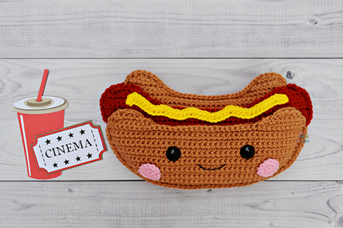 Hot Dog Crochet Pattern Kawaii Cuddler®