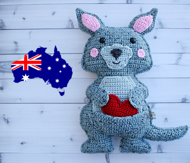 Kangaroo Kawaii Cuddler™ – Crochet Pattern