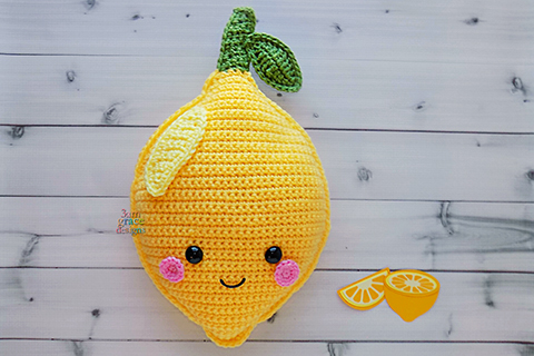 Lemon Crochet Pattern Kawaii Cuddler® - 3amgracedesigns