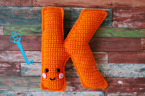 Letter K Alphabet Kawaii Cuddler® – Crochet Pattern