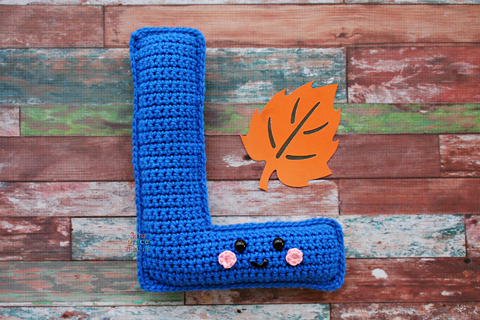 Letter L Alphabet Kawaii Cuddler® – Crochet Pattern