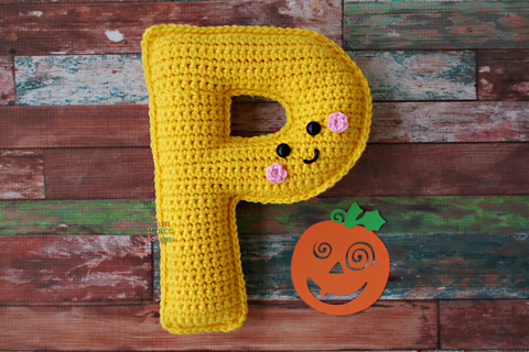 Letter P Alphabet Kawaii Cuddler® – Crochet Pattern