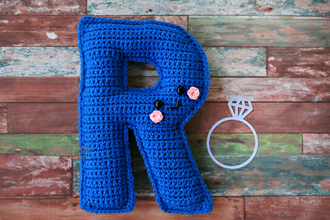 Letter R Alphabet Kawaii Cuddler® – Crochet Pattern