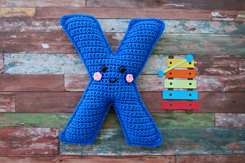 Letter X Alphabet Kawaii Cuddler® – Crochet Pattern