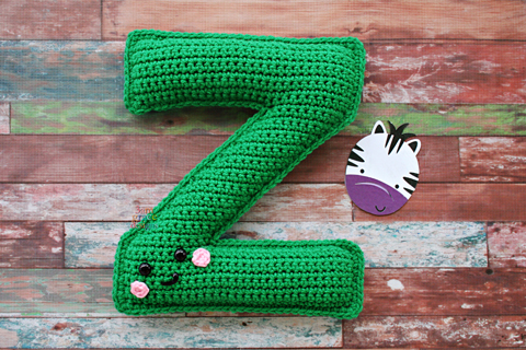 Letter Z Alphabet Kawaii Cuddler® – Crochet Pattern