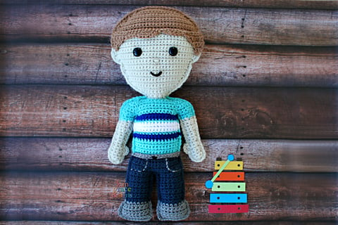 Little Boy Doll Kawaii Cuddler® – Crochet Pattern