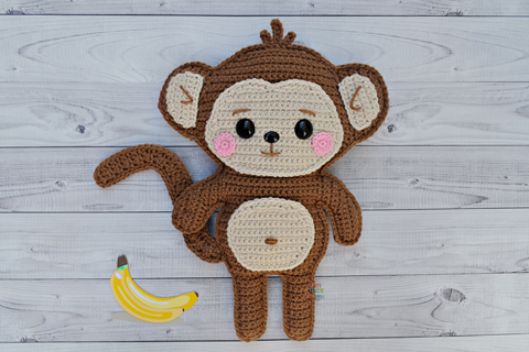 Monkey Crochet Pattern Kawaii Cuddler®