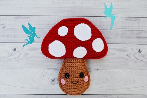 Mushroom Crochet Plush Pattern, Crochet Patterns Mushroom Plush, Mushroom  Plushie Amigurumi Pattern, Kawaii Amigurumi Mushroom Pillow Pdf 