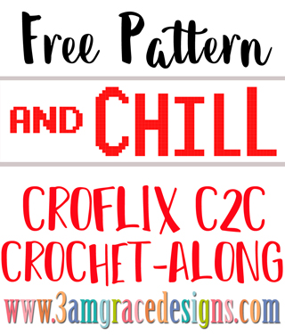 Our Croflix C2C crochet pattern & tutorial allows you to choose your favorite graphs for a custom graphgan blanket. 