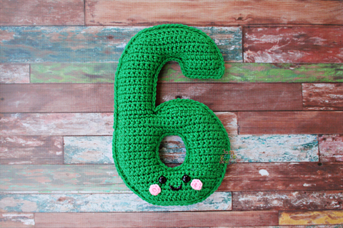 Number 6 Six Kawaii Cuddler® – Crochet Pattern