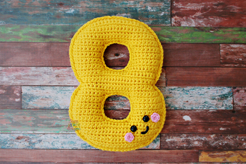 Number 8 Eight Kawaii Cuddler® – Crochet Pattern