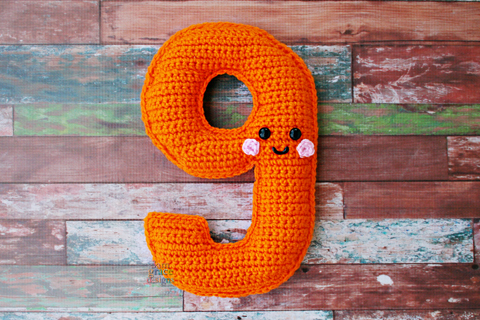 Number 9 Nine Kawaii Cuddler® – Crochet Pattern