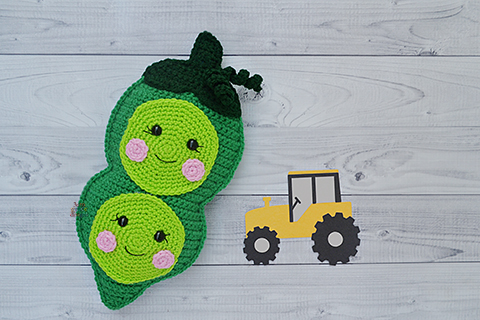 Pea Pod Crochet Pattern Kawaii Cuddler®