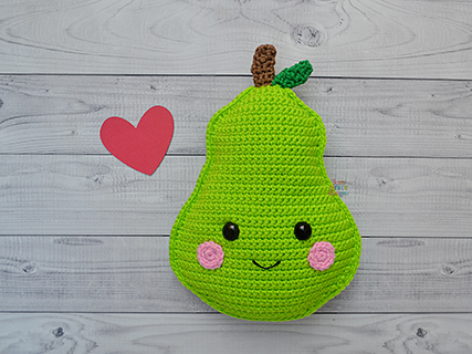 Pear Crochet Pattern Kawaii Cuddler®