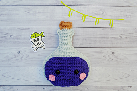 Free Potion Bottle Crochet Pattern Kawaii Cuddler®