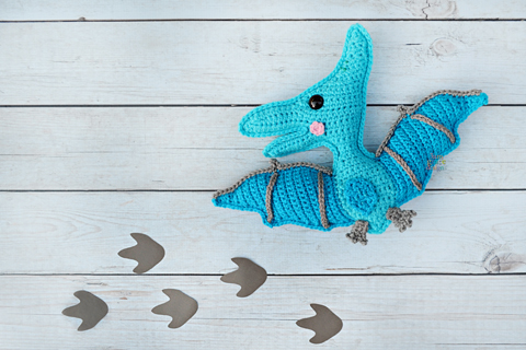Pterodactyl Dinosaur Crochet Pattern Kawaii Cuddler®