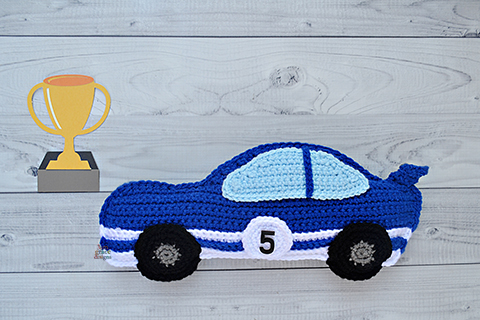 Race Car Crochet Pattern Kawaii Cuddler®