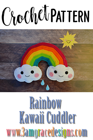 Crayon Crochet Pattern Kawaii Cuddler™ - 3amgracedesigns