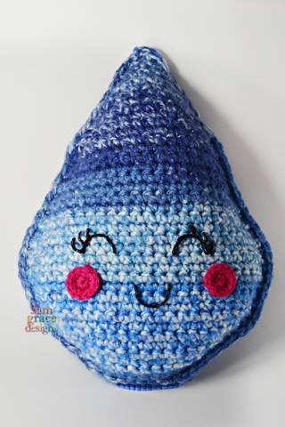 Raindrop Crochet Pattern Kawaii Cuddler®
