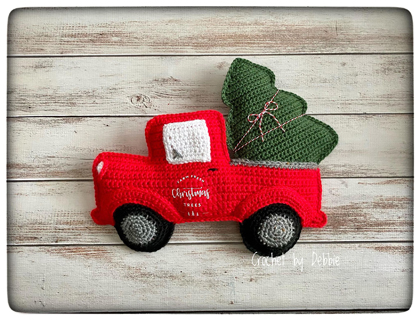 Red Christmas Truck Crochet Pattern – Kawaii Cuddler®
