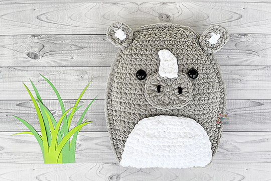 Rhino Squish Crochet Pattern Kawaii Cuddler®