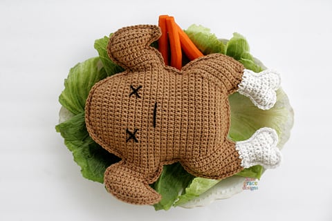 Roast Turkey Crochet Pattern Kawaii Cuddler®